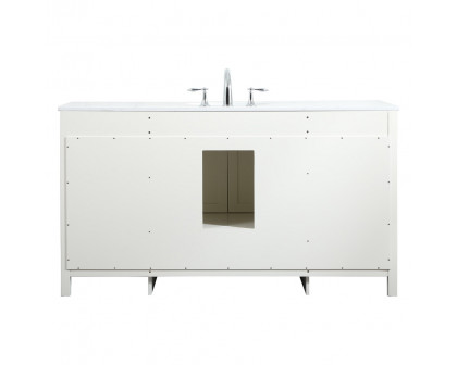 Elegant Bathroom Vanity - White (VF18860WH)