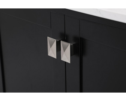 Elegant Bathroom Vanity - Black (VF18872DBK)