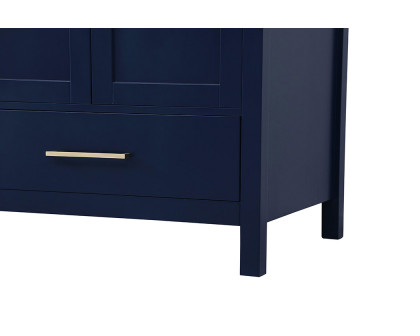 Elegant Bathroom Vanity - Blue (VF18872DBL)