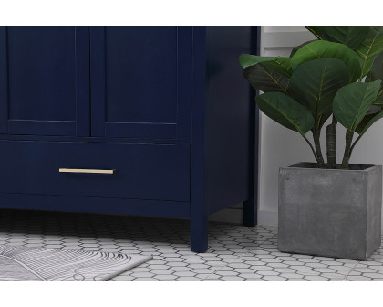 Elegant Bathroom Vanity - Blue (VF18872DBL)