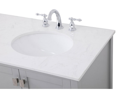 Elegant Bathroom Vanity - Gray (VF18872DGR)