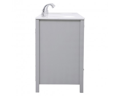 Elegant Bathroom Vanity - Gray (VF18872DGR)