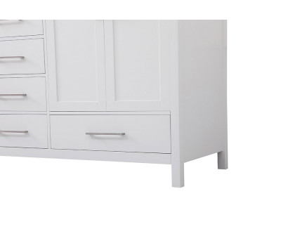 Elegant Bathroom Vanity - White (VF18872DWH)