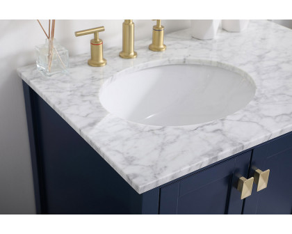 Elegant Bathroom Vanity - Blue, L 32" (VF18932BL)