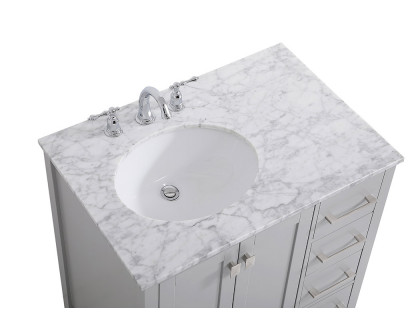 Elegant Bathroom Vanity - Gray, L 32" (VF18932GR)