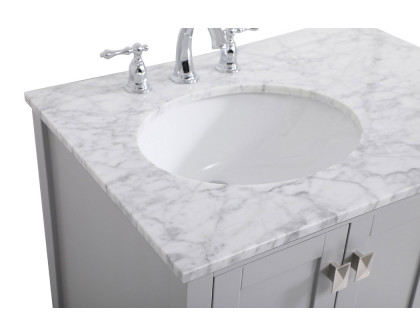 Elegant Bathroom Vanity - Gray, L 32" (VF18932GR)