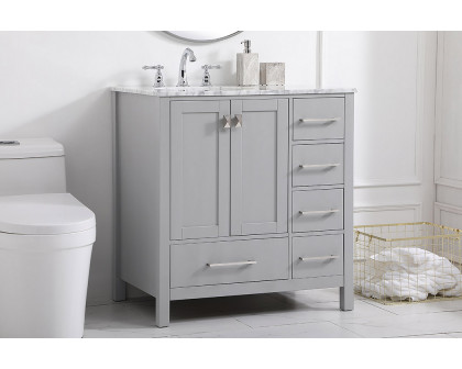 Elegant Bathroom Vanity - Gray, L 32" (VF18932GR)