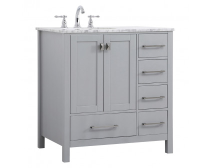 Elegant Bathroom Vanity - Gray, L 32" (VF18932GR)