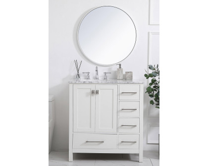 Elegant Bathroom Vanity - White, L 32" (VF18932WH)