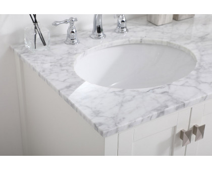 Elegant Bathroom Vanity - White, L 32" (VF18932WH)