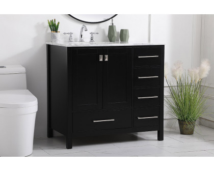 Elegant Bathroom Vanity - Black, L 36" (VF18936BK)