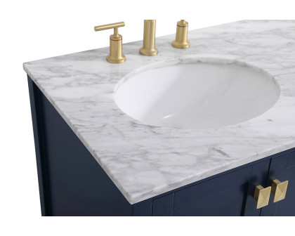 Elegant Bathroom Vanity - Blue, L 36" (VF18936BL)