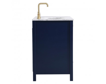 Elegant Bathroom Vanity - Blue, L 36" (VF18936BL)