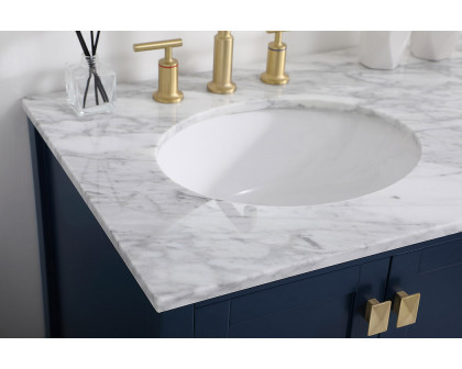 Elegant Bathroom Vanity - Blue, L 36" (VF18936BL)