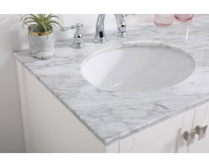 Elegant Bathroom Vanity - White, L 36" (VF18936WH)