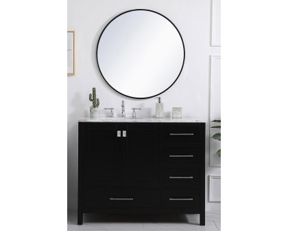 Elegant Bathroom Vanity - Black, L 42" (VF18942BK)