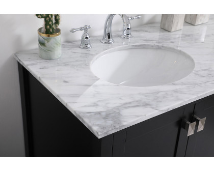 Elegant Bathroom Vanity - Black, L 42" (VF18942BK)