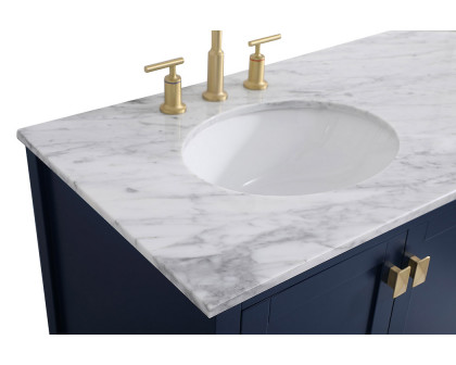 Elegant Bathroom Vanity - Blue, L 42" (VF18942BL)