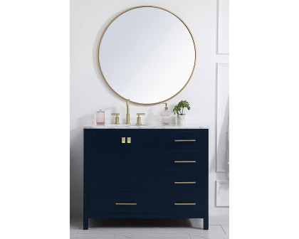 Elegant Bathroom Vanity - Blue, L 42" (VF18942BL)