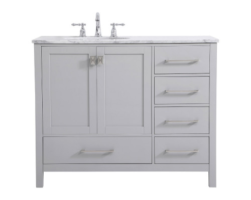 Elegant Bathroom Vanity - Gray, L 42" (VF18942GR)