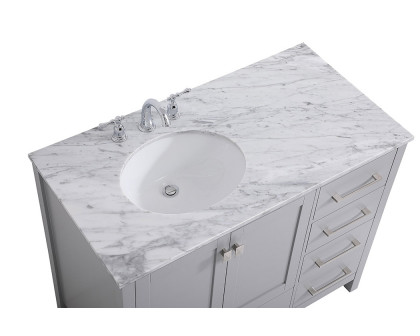 Elegant Bathroom Vanity - Gray, L 42" (VF18942GR)