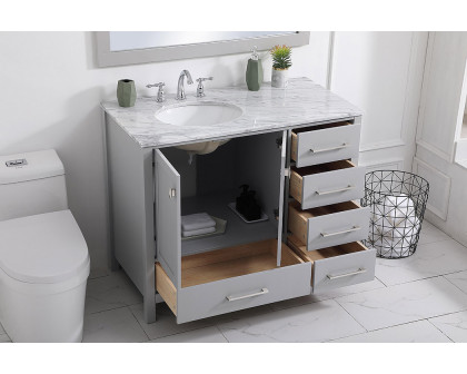 Elegant Bathroom Vanity - Gray, L 42" (VF18942GR)