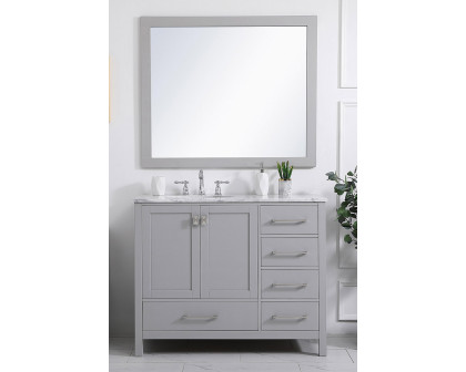 Elegant Bathroom Vanity - Gray, L 42" (VF18942GR)