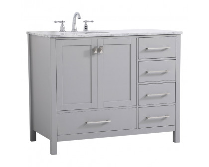 Elegant Bathroom Vanity - Gray, L 42" (VF18942GR)