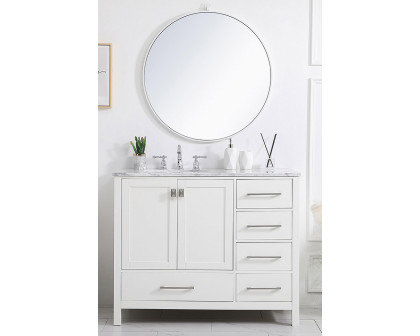 Elegant Bathroom Vanity - White, L 42" (VF18942WH)