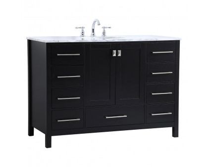 Elegant Bathroom Vanity - Black (VF18948BK)