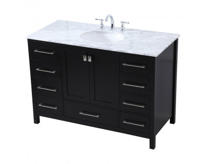 Elegant Bathroom Vanity - Black (VF18948BK)