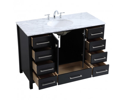 Elegant Bathroom Vanity - Black (VF18948BK)