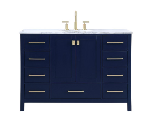 Elegant Bathroom Vanity - Blue (VF18948BL)