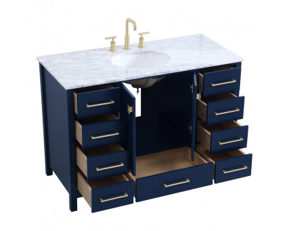 Elegant Bathroom Vanity - Blue (VF18948BL)