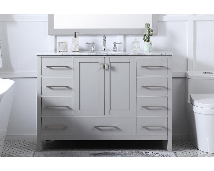 Elegant Bathroom Vanity - Gray (VF18948GR)