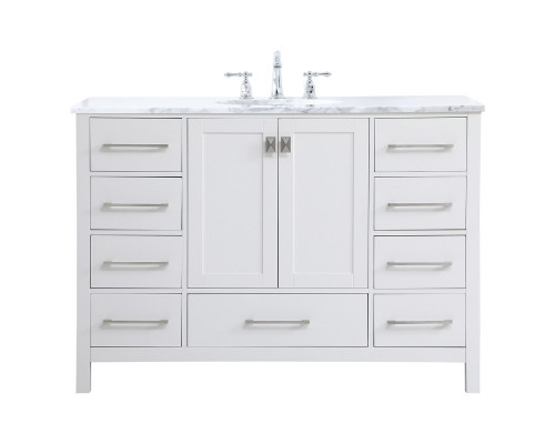 Elegant Bathroom Vanity - White (VF18948WH)