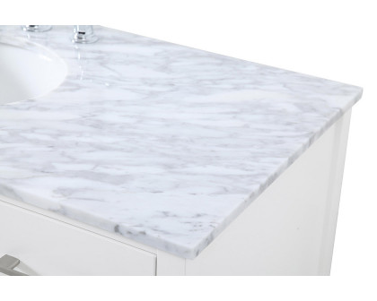 Elegant Bathroom Vanity - White (VF18948WH)