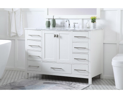 Elegant Bathroom Vanity - White (VF18948WH)