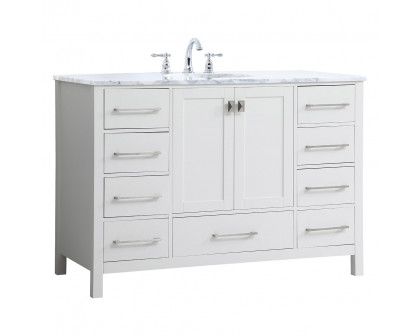 Elegant Bathroom Vanity - White (VF18948WH)