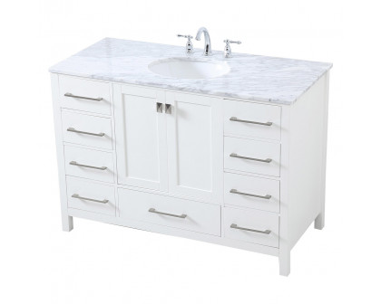 Elegant Bathroom Vanity - White (VF18948WH)