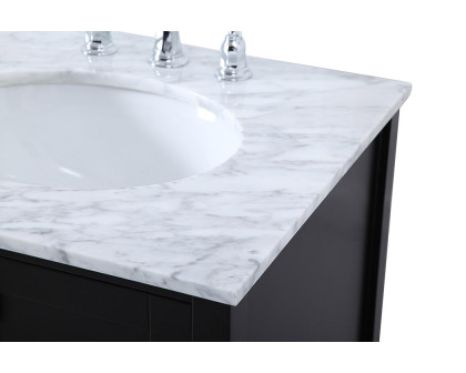 Elegant Bathroom Vanity - Black, L 60" (VF18960DBK)