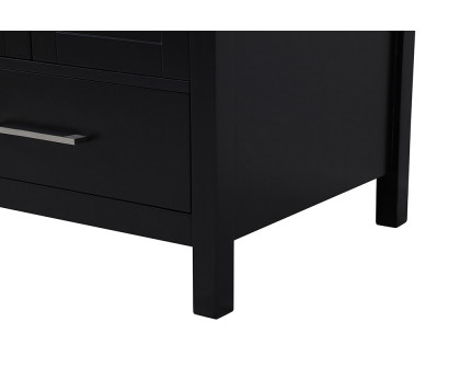 Elegant Bathroom Vanity - Black, L 60" (VF18960DBK)