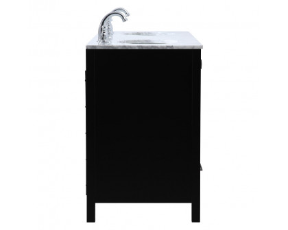 Elegant Bathroom Vanity - Black, L 60" (VF18960DBK)