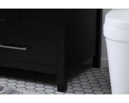 Elegant Bathroom Vanity - Black, L 60" (VF18960DBK)