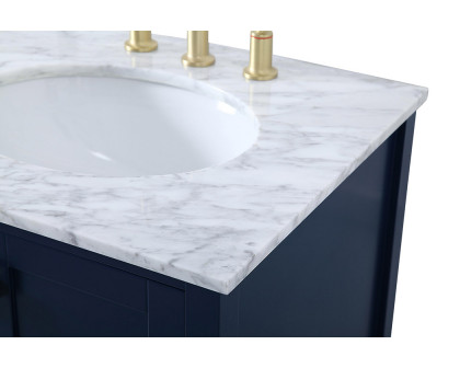 Elegant Bathroom Vanity - Blue, L 60" (VF18960DBL)