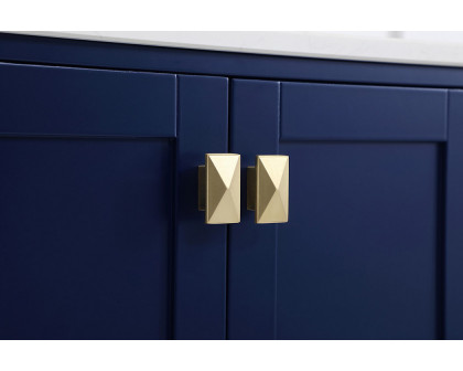 Elegant Bathroom Vanity - Blue, L 60" (VF18960DBL)