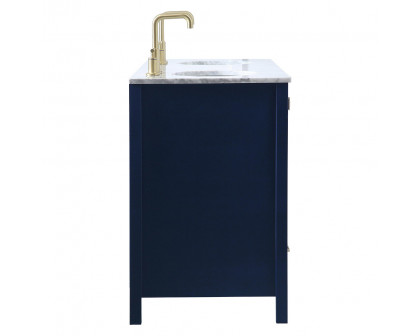 Elegant Bathroom Vanity - Blue, L 60" (VF18960DBL)