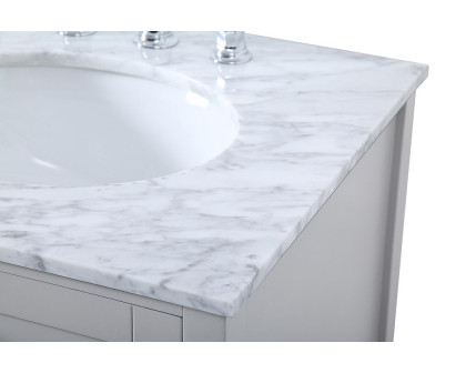 Elegant Bathroom Vanity - Gray, L 60" (VF18960DGR)