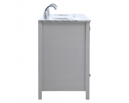 Elegant Bathroom Vanity - Gray, L 60" (VF18960DGR)