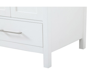 Elegant Bathroom Vanity - White, L 60" (VF18960DWH)